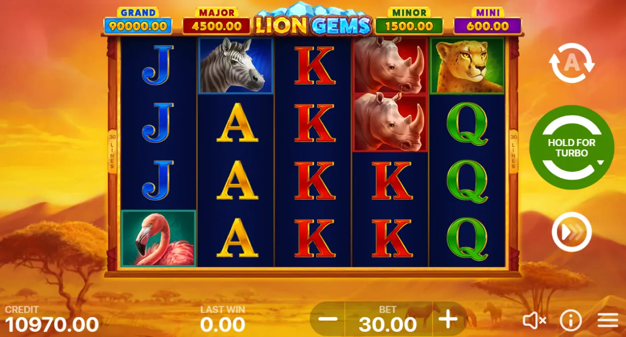 Lion Gems: Hold and Win