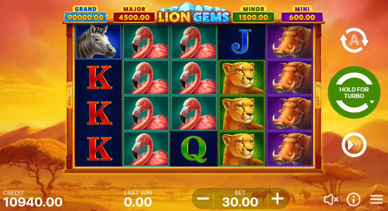 Lion Gems: Hold and Win Slot